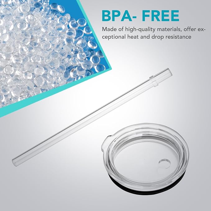 30 oz Tumbler Straw Lid, Replacement Lids Compatible - Image 5