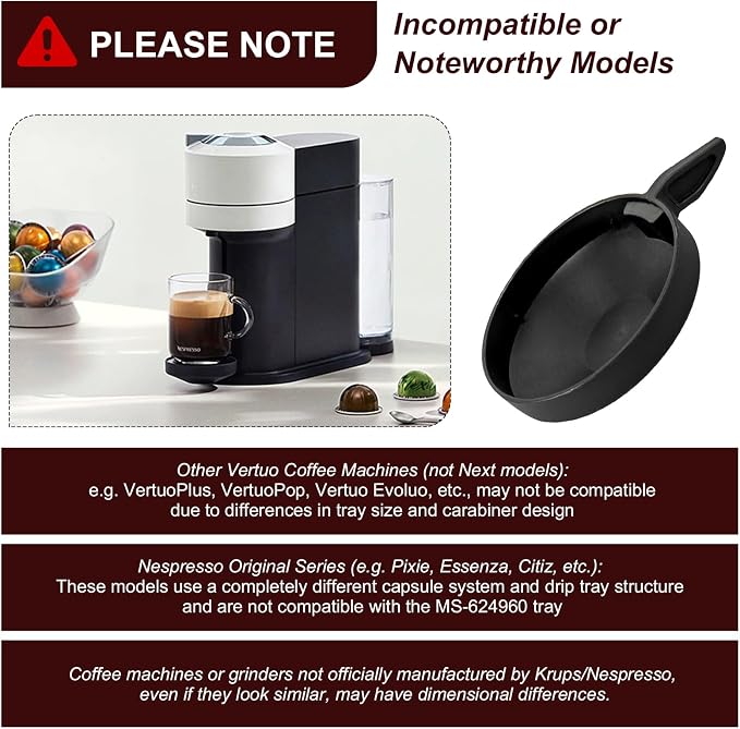 Coffee Machine Drip Tray Replacement MS-624960, Espresso Grinder Tray - Image 5