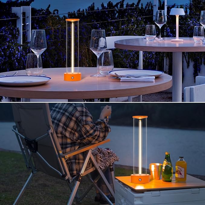 Cordless Portable LED Table Lamp, Modern Nightstand Lights - Image 7