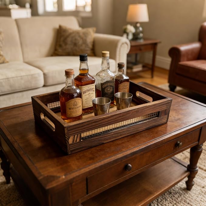 Set of 3 Rustic Nesting Boxes, Wooden Crates - Image 6