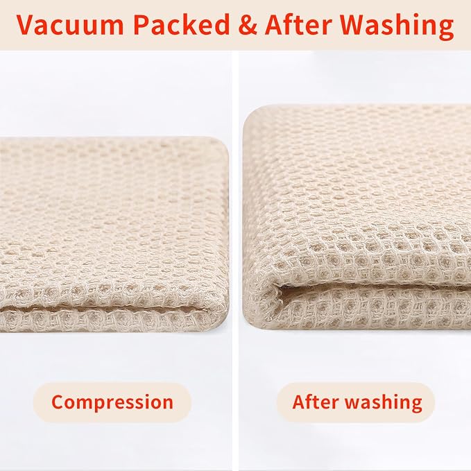 Homaxy 100% Cotton Waffle Weave Kitchen Dish Cloths, Ultra Soft Absorbent Quick - Image 7