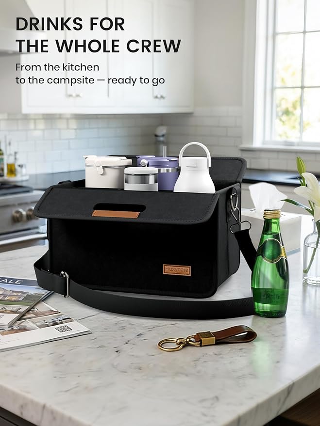 Fluxynara 6-Cup Reusable Felt Drink Carrier - Image 7