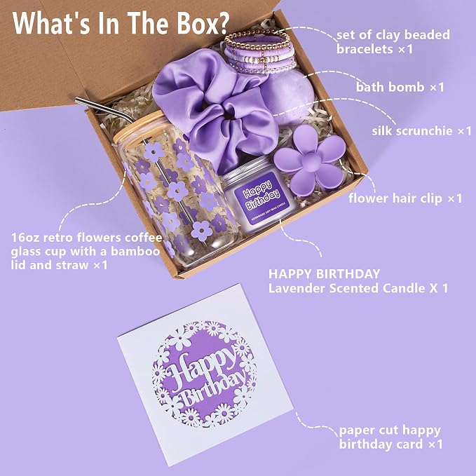 JTEWB Birthday Gifts For Women, Teen Girl, Happy Birthday Gift Box For Girl - Image 2