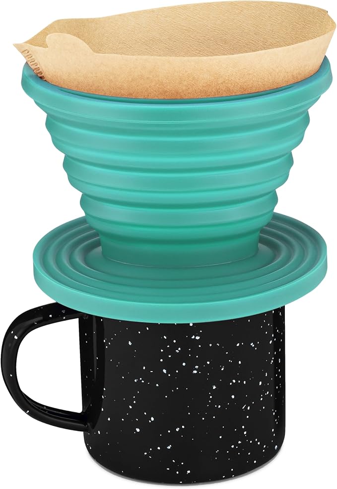 COLETTI Sierra Camping Pour Over Coffee Dripper — Collapsible Pour Over Coffee - Image 4