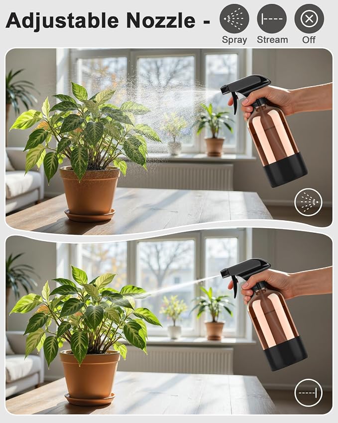 Bontip Amber Glass Spray Bottle - Image 3