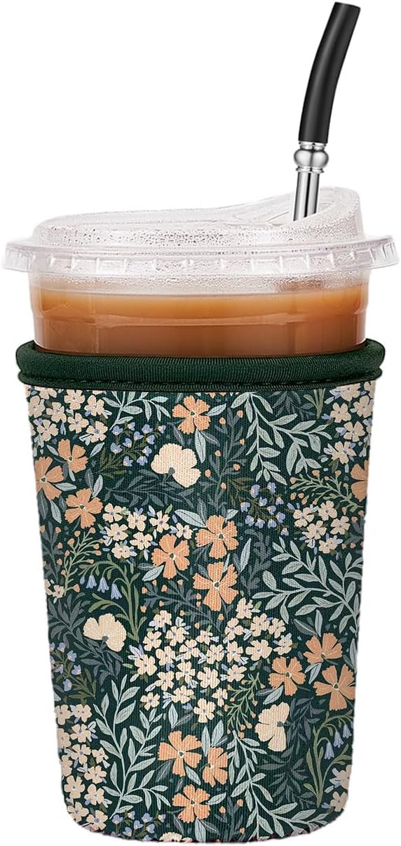 Iced Coffee Sleeve Reusable Medium 22-28oz by Cavllson