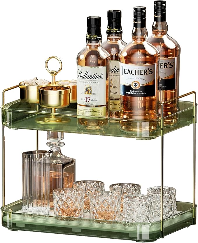 Seoneiro Whiskey Tray, Glass Cup Rack, Mug Holder, Coffee Cup Organizer by Seoneiro