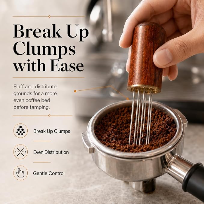 WDT Tool, Espresso Distribution Tool, Weiss Distribution Technique, 6 Prong - Image 4