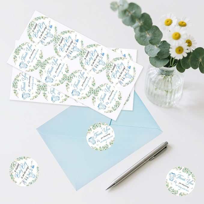 Serencatcher 80 Pcs Baby Shower Stickers - Image 3