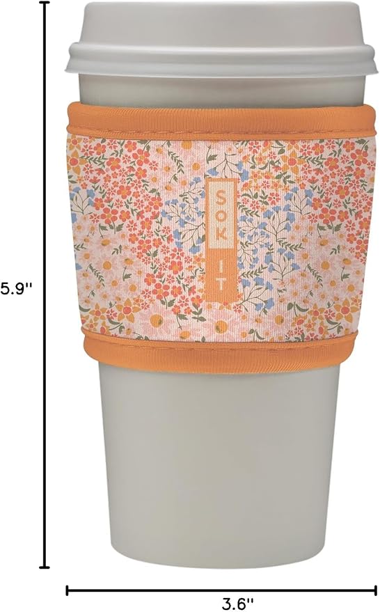 Sok It HotSok Coffee & Tea Reusable Insulated Neoprene Cup Sleeve - Image 7
