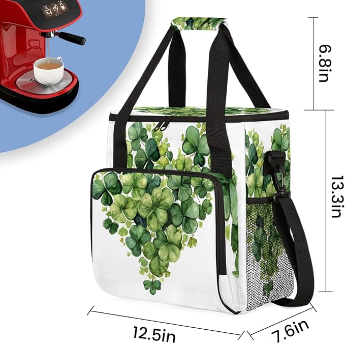 St. Patrick's Day Coffee Maker Travel Bag, Portable Storage Tote Bag - Image 2