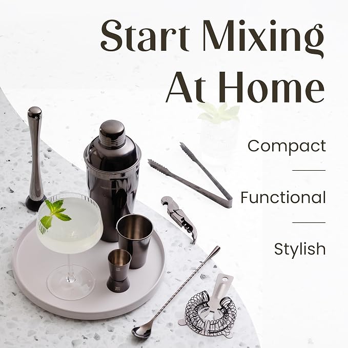 Modern Mixology Pro-Graded Cocktail Shaker Set - Image 3