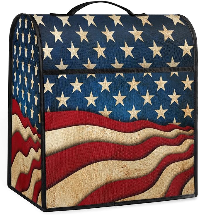 Flag Kitchen Aid Mixer Cover Compatible Stand Mixer Dust Cover | Abstract USA by YoYoYuchong