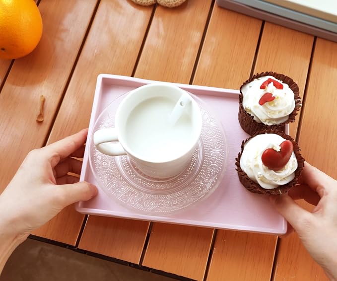 Small Pink Mini Serving Tray | for Serving Accessory, Perfume or Display Use. - Image 2