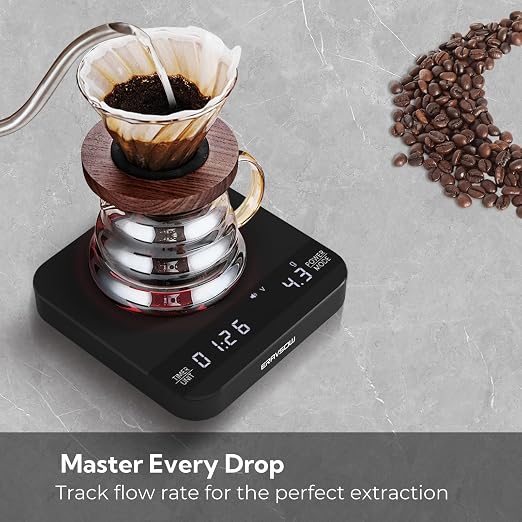 Coffee Scale with Auto Timing, Mini Rechargeable Espresso Scale with Timer - Image 6