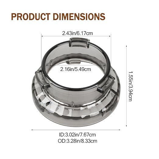 54mm Dosing Funnel for Barista & Bambino Espresso Machines Compatible - Image 2