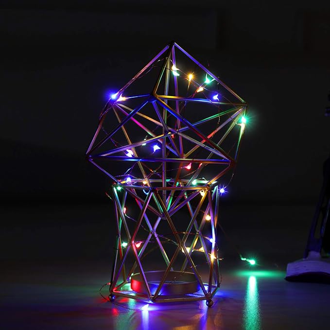 Ariceleo Led Fairy Lights Battery Operated, 2 Packs Mini Battery Powered Copper - Image 4