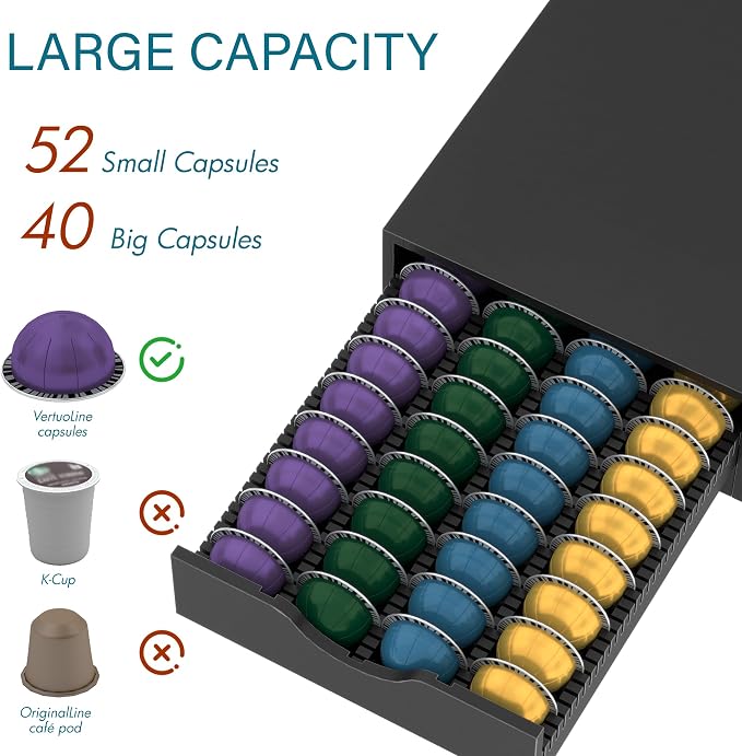 Suli Coffee Pod Drawer Organizer Compatible - Image 4