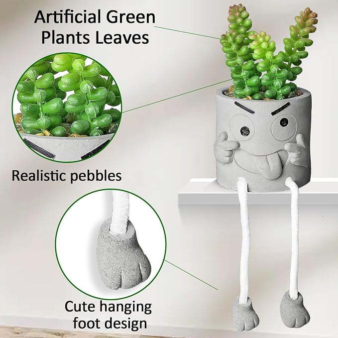 Creative Artificial Succulent Plants in pots - Image 3