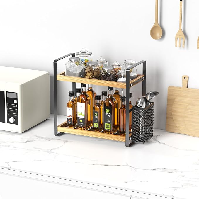 LEMIKKLE 2-Tier Coffee Bar Organizer - Image 4