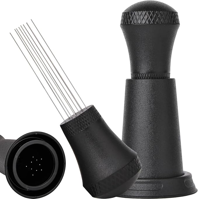 WDT Espresso Distribution Tool Kit, 0.35mm 10 Stainless Steel Needles, by Vyranexa