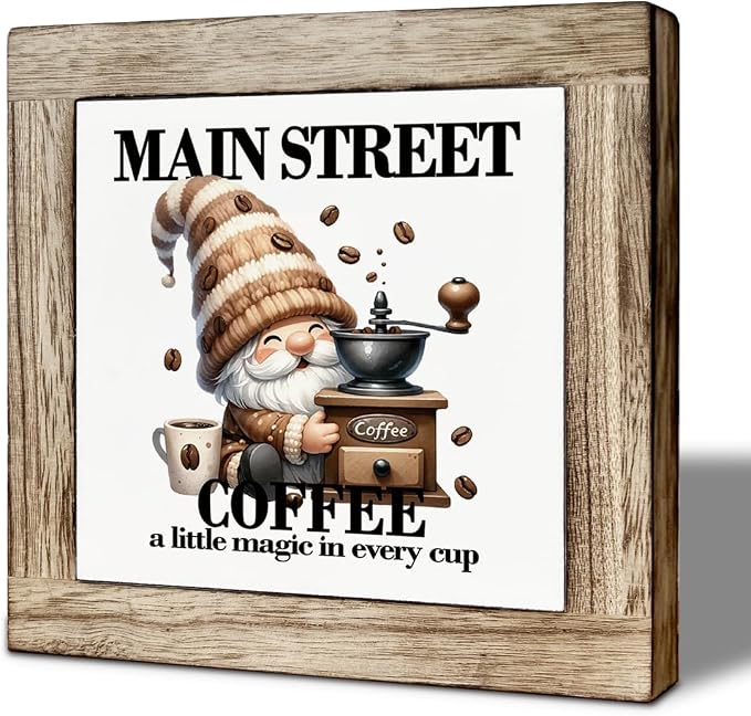 Coffee Shop Decor Sign, Main Street Coffee a Little Magic in Every Cup by Unknown