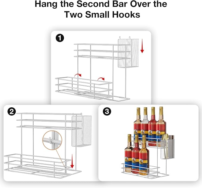 OVICAR Coffee Syrup Organizer Rack - Image 5