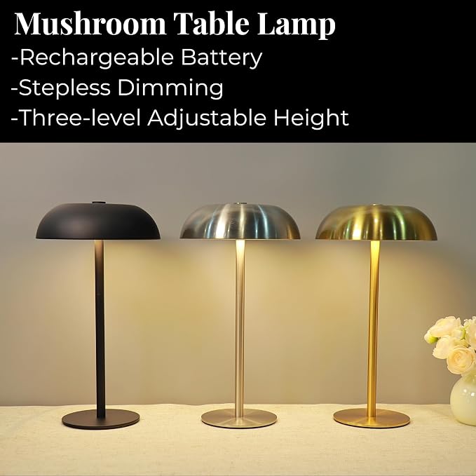 Portable Mushroom Table Lamp - Image 4