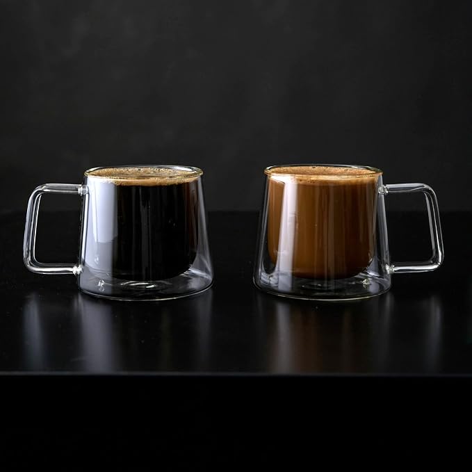 LEMONSODA Double Walled Glass Coffee Drink Mug - Image 2