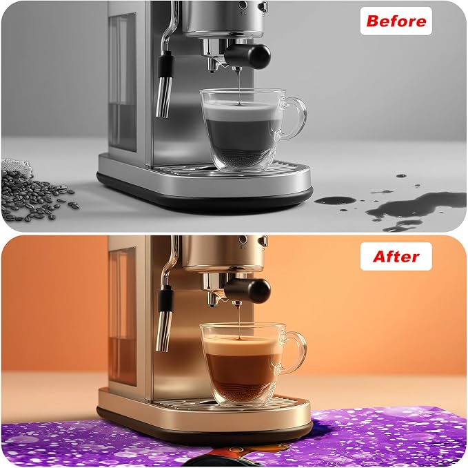 Coffee Mat, Coffee Bar Accessories Fit Under Coffee Maker Espresso Machine - Image 6