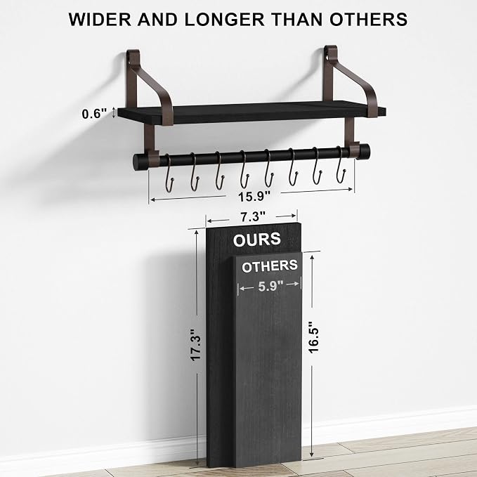 Love-KANKEI Floating Shelf Wall Shelf - Image 3