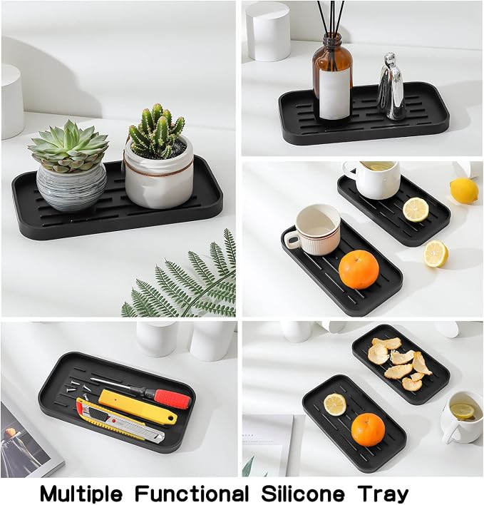 MicoYang Silicone Kitchen Sink Organizer Tray - Image 5