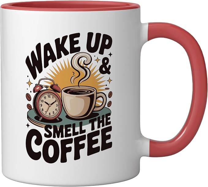 Smell that coffee Ceramic Mug - Image 2