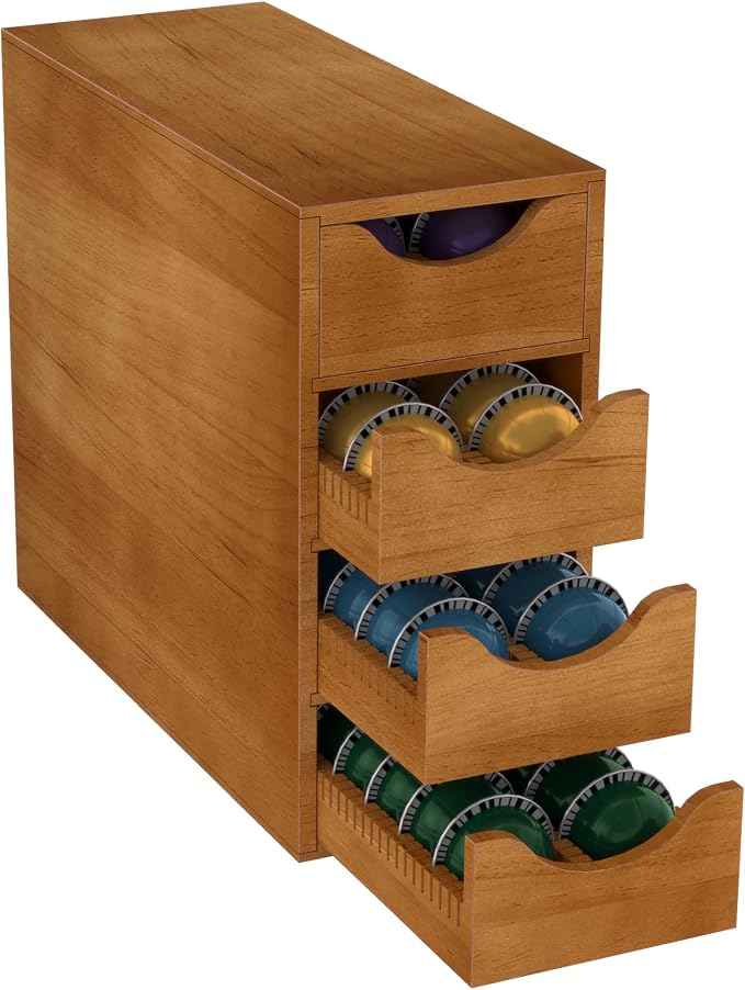 Suli Coffee Pod Holder, Coffee Capsule Storage Organizer, Save Space Coffee Pod by Suli