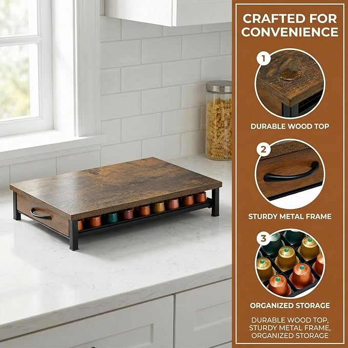 Coffee Pod Drawer, Holds 50 Capsules - Image 4