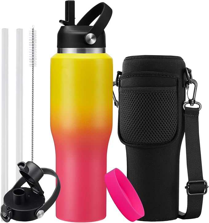 32oz Stainless Steel Water-Bottle by DIGJUPER