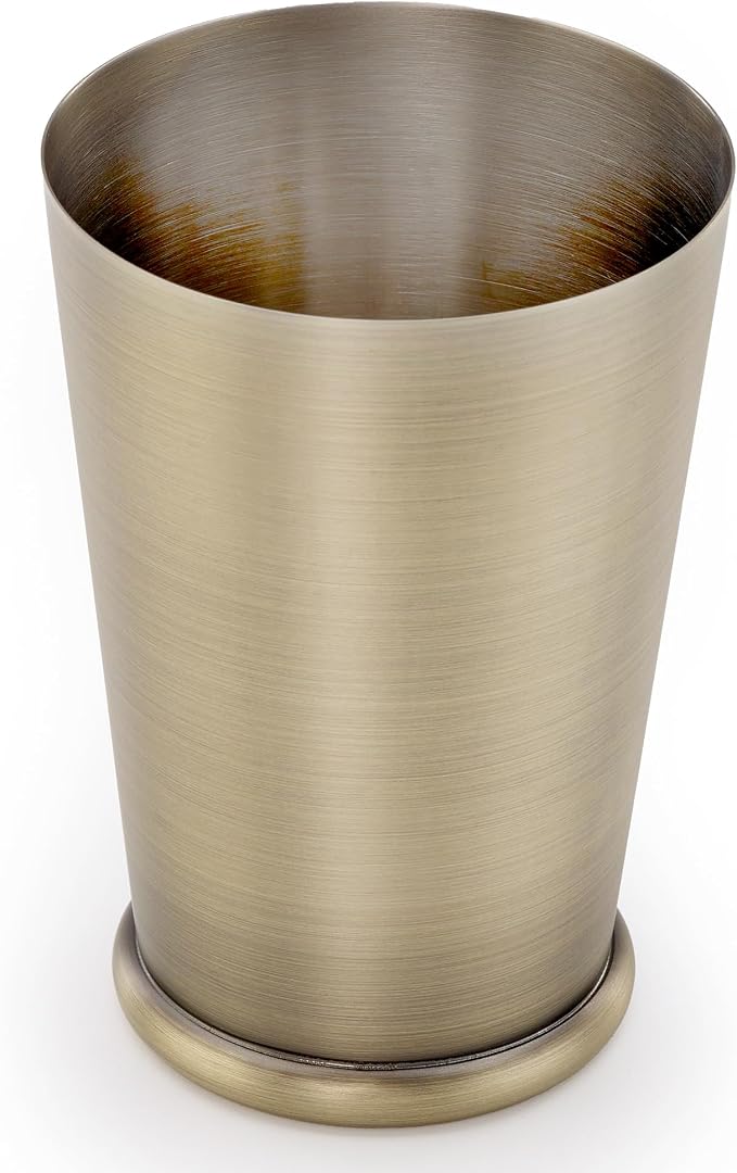 Barfly Cocktail Shaker with Weighted Bottom, Deluxe 18 oz, Antique Gold - Image 2