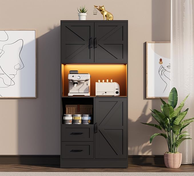 Kitchen Pantry Storage Cabinet - Image 5