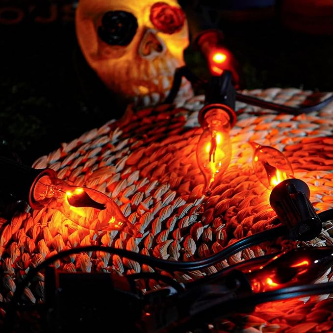 Halloween Lights 27.8 FT Flickering Flame String Lights - Image 8