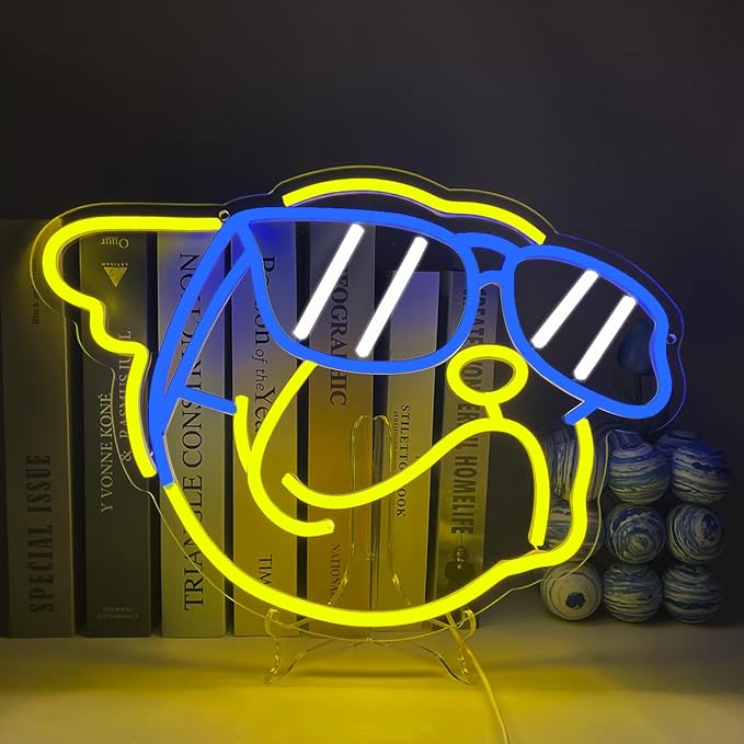 Dog Neon Signs for Wall Decor, Bulldog LED Neon Lights Signs Animal Neon Sign by UExnkj-Y