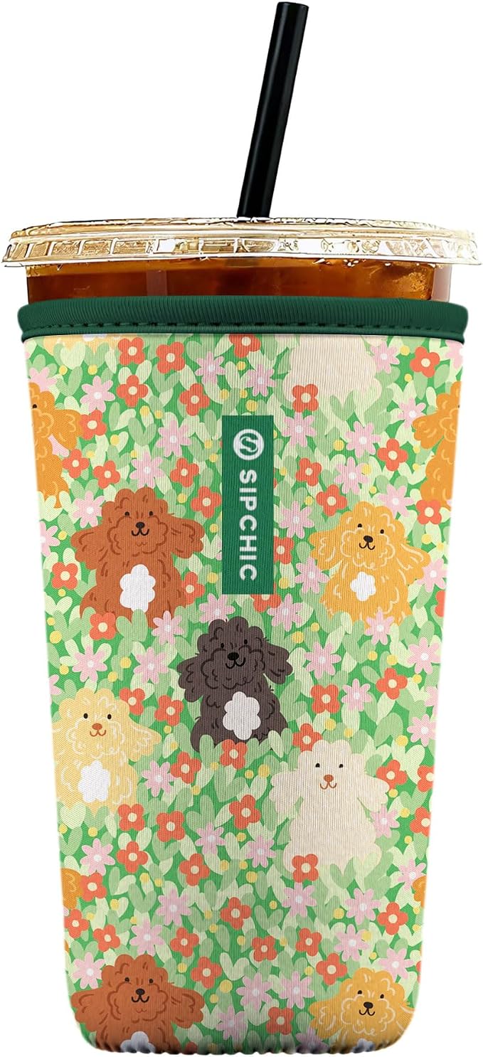 Iced Coffee Sleeve – Neoprene Reusable Cup Sleeves by Unknown