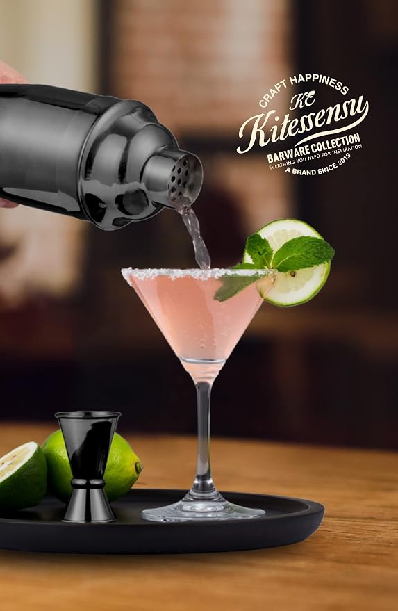 KITESSENSU Cocktail Shaker Set, Stainless Steel Martini Shaker Set - Image 5
