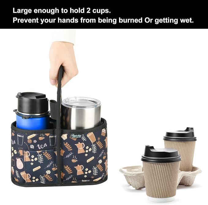 Beautyflier Drink Carrier with Handle - Image 5