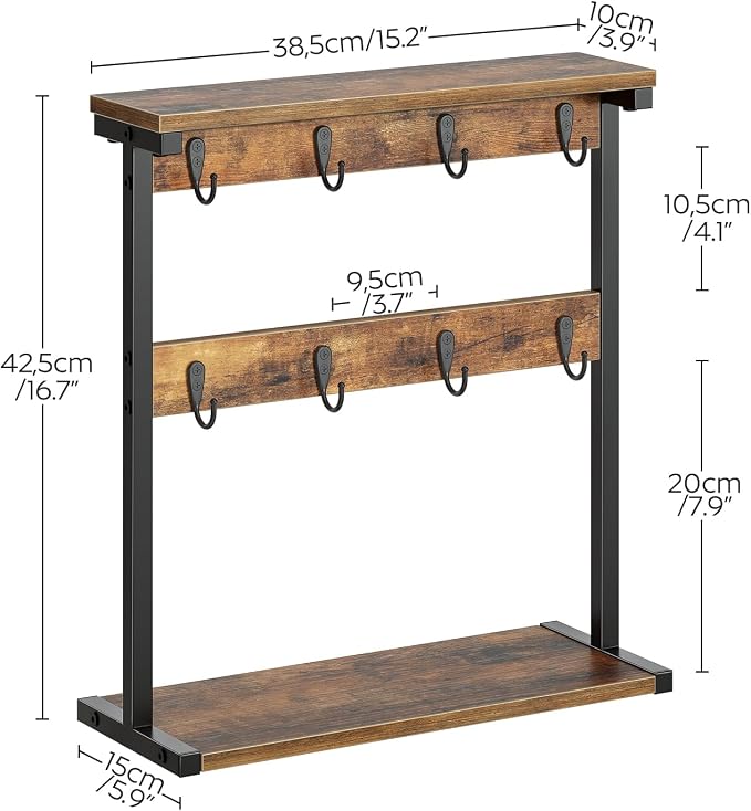 YATINEY Coffee Mug Holder for Counter, 2 Tier Mug Tree Rack, - Image 9