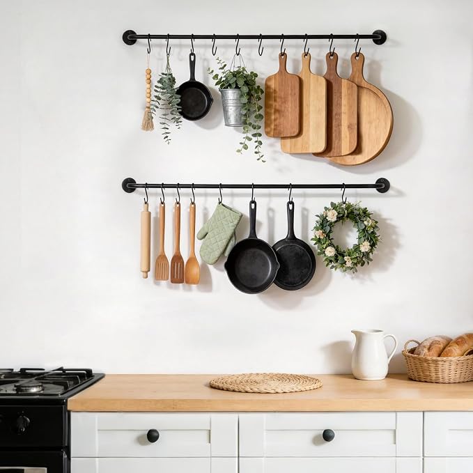 Mkono Mug Holder Wall Mounted Coffee Cup Rack Hanger Modern Metal - Image 4