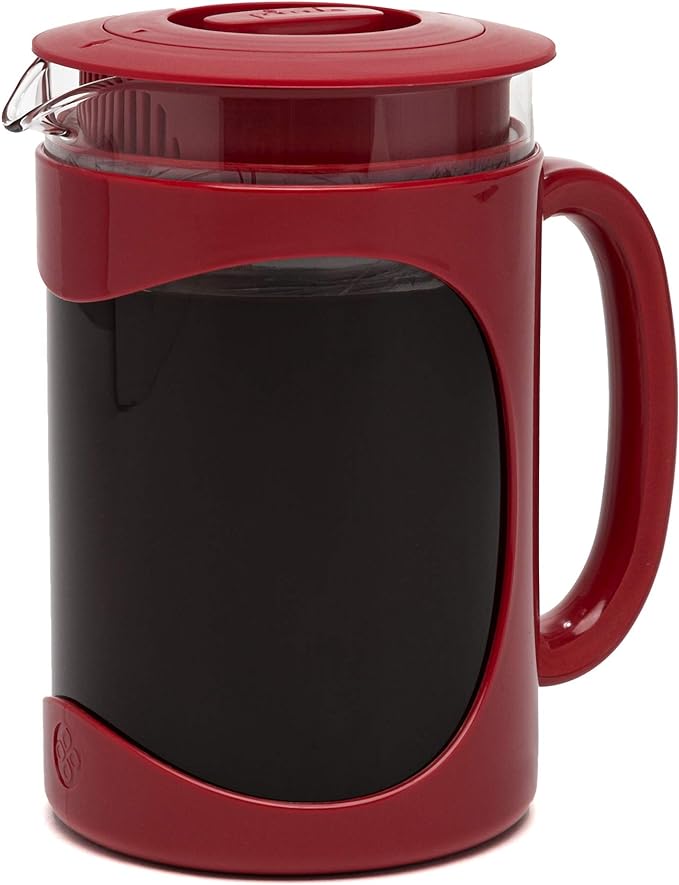 Primula Burke Deluxe Cold Brew Iced Coffee Maker, Comfort Grip Handle, Durable by Primula