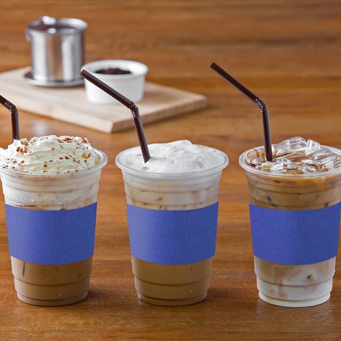 Disposable Coffee Cup Sleeves Corrugated Kraft Paper Coffee Cup Sleeves Holder - Image 6