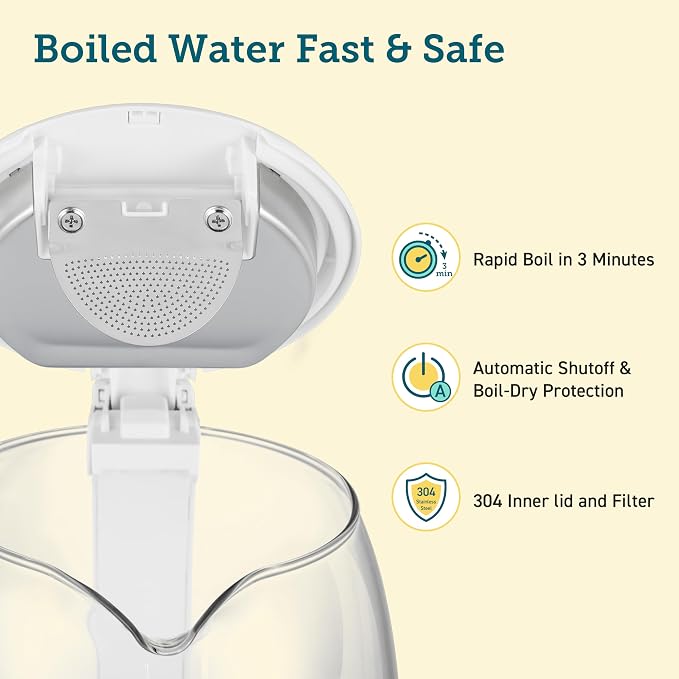COSORI 1500W Electric Kettle & 8-Cup Pour Over Coffee Maker - Image 4