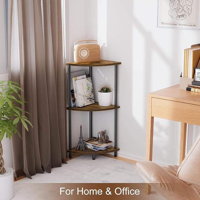 SRIWATANA 3-Tier Corner Shelf Stand - Image 4