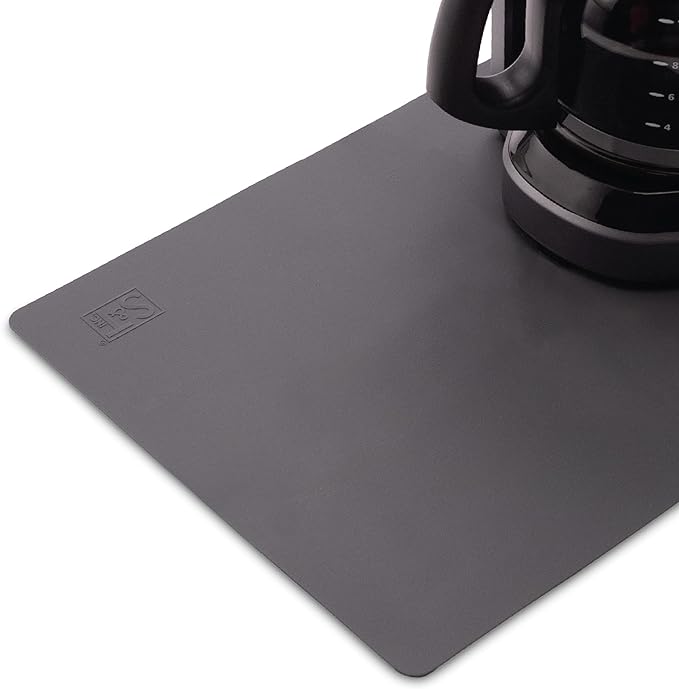 S&T INC. Coffee Mat, Silicone Bar Mat by STINC